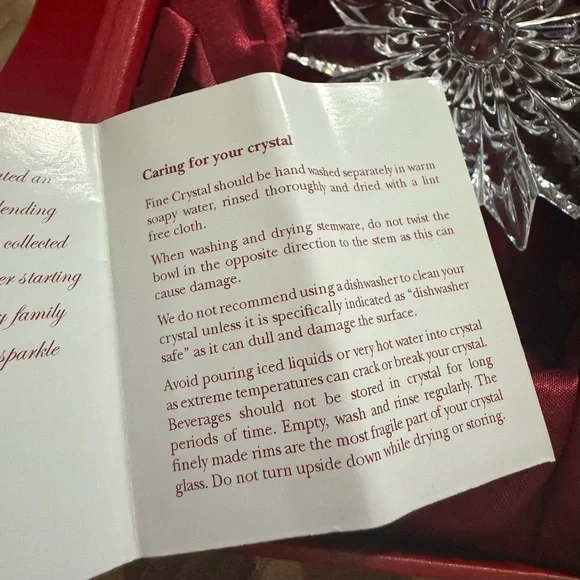 Waterford Crystal Snowstar Ornament the "New for 2012" in Original Box - Picture 11 of 11